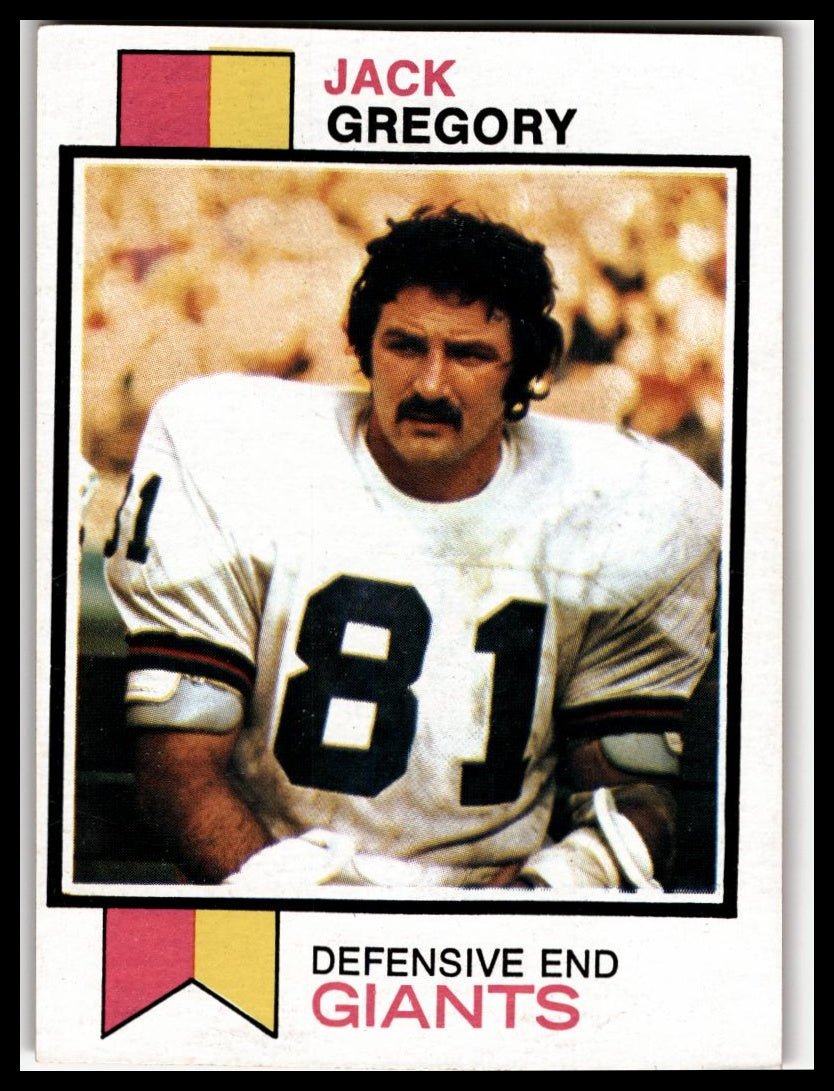 1973 Topps #490 Jack Gregory Excellent