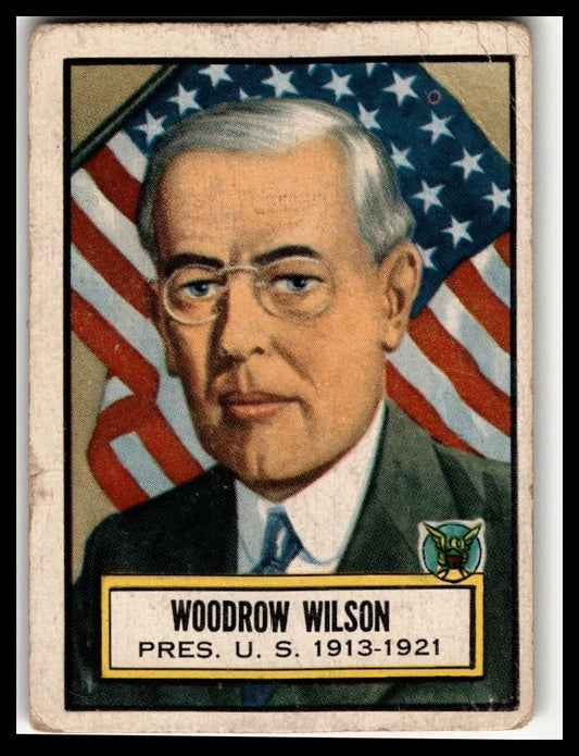 1952 Topps Look 'n See (R714-16) #2 Woodrow Wilson Very Good