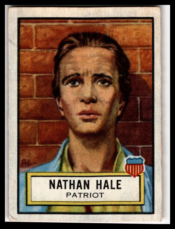 1952 Topps Look 'n See (R714-16) #11 Nathan Hale Excellent