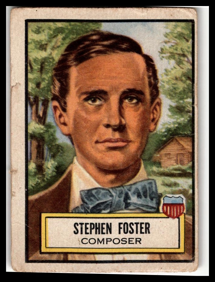 1952 Topps Look 'n See (R714-16) #28 Stephen Foster Very Good