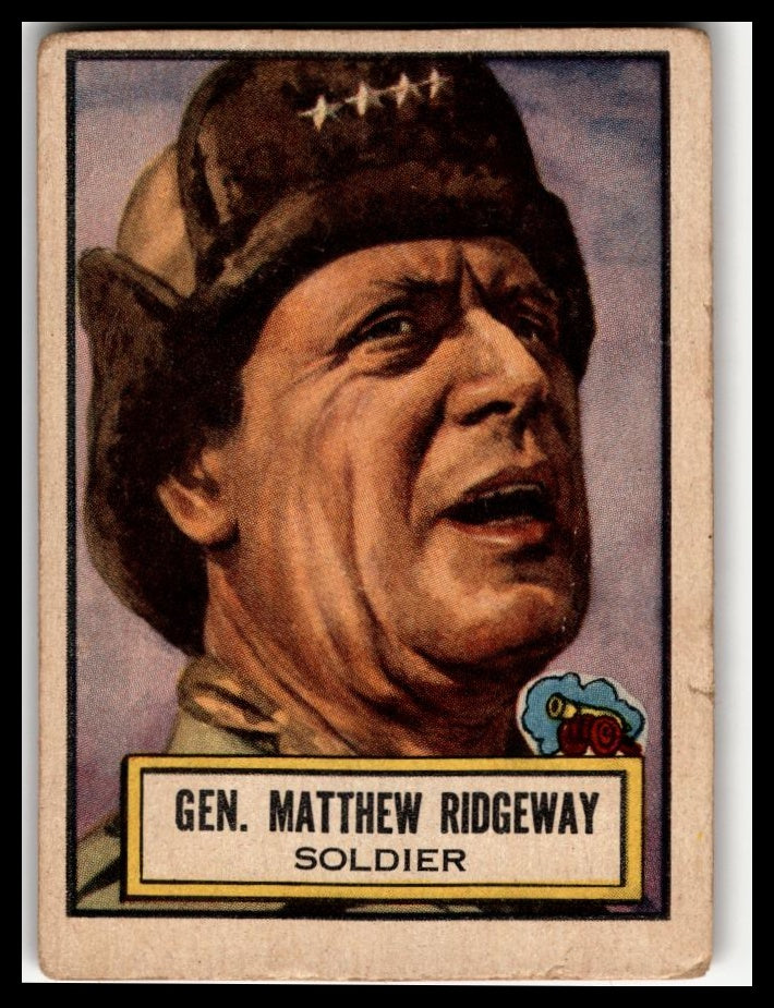 1952 Topps Look 'n See (R714-16) #35 Gen. Matthew Ridgeway Very Good