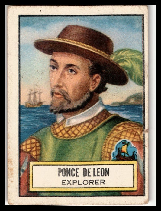 1952 Topps Look 'n See (R714-16) #49 Ponce De Leon Very Good