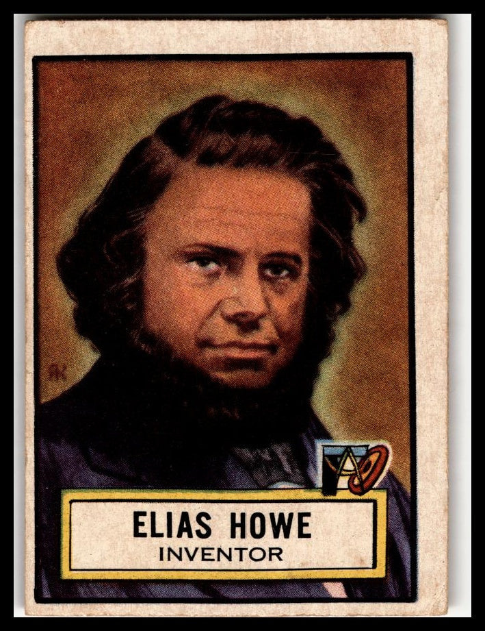 1952 Topps Look 'n See (R714-16) #75 Elias Howe Excellent