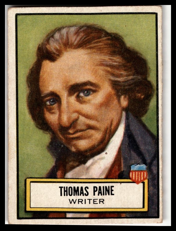 1952 Topps Look 'n See (R714-16) #78 Thomas Paine Excellent