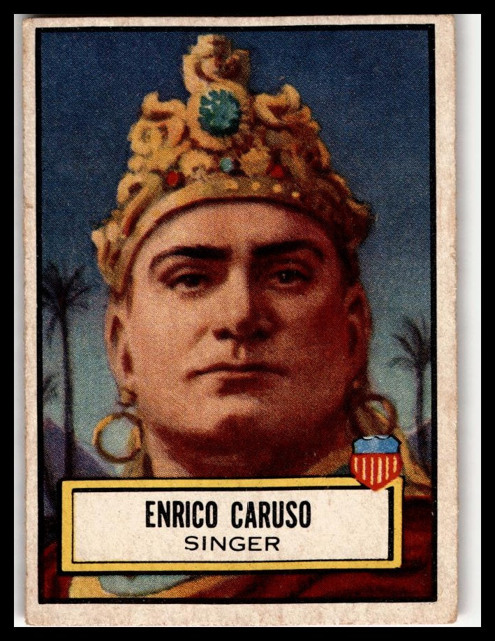 1952 Topps Look 'n See (R714-16) #91 Enrico Caruso Excellent