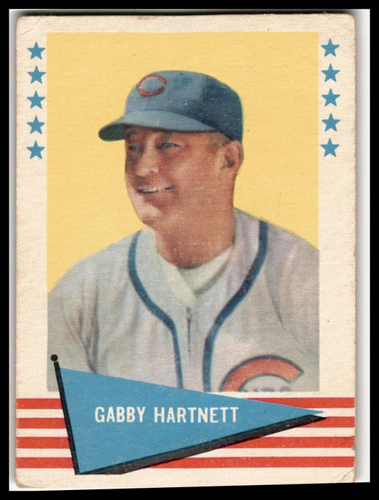 1961 Fleer Baseball Greats (F418-3) #41 Gabby Hartnett Very Good