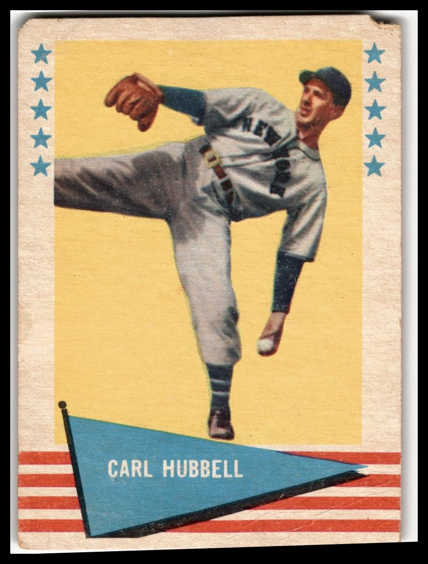 1961 Fleer Baseball Greats (F418-3) #45 Carl Hubbell Very Good
