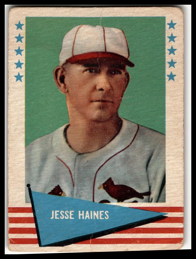 1961 Fleer Baseball Greats (F418-3) #40 Jesse Haines Very Good