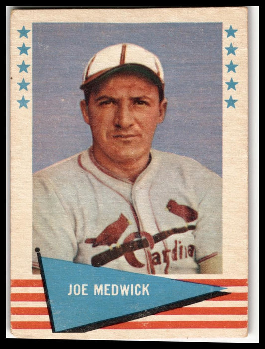 1961 Fleer Baseball Greats (F418-3) #61 Joe Medwick Very Good