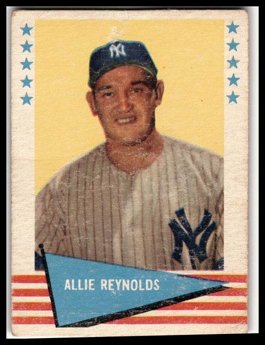 1961 Fleer Baseball Greats (F418-3) #69 Allie Reynolds Very Good