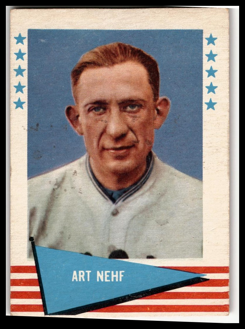 1961 Fleer Baseball Greats (F418-3) #65 Art Nehf Very Good
