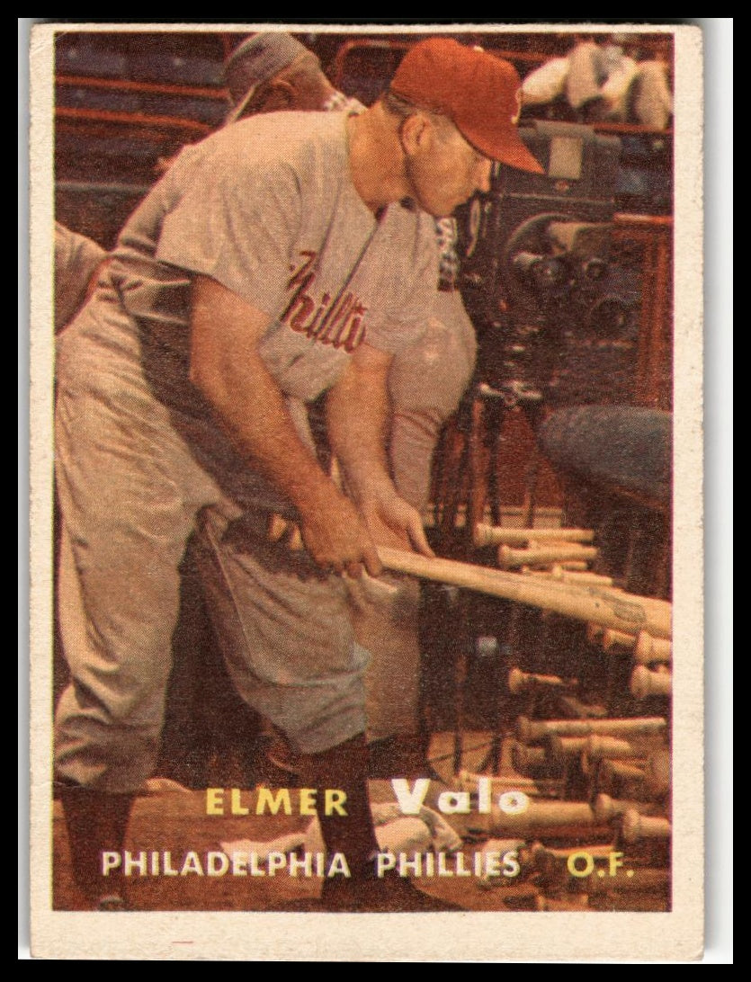 1957 Topps #54 Elmer Valo Very Good