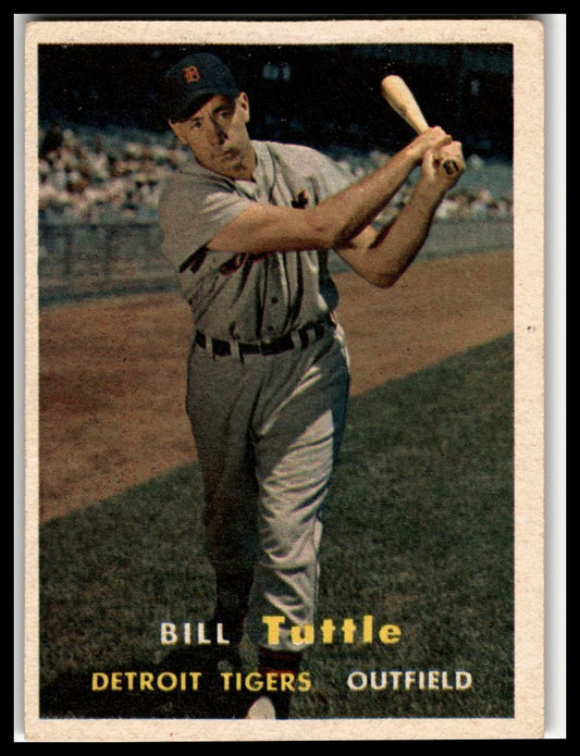 1957 Topps #72 Bill Tuttle Very Good