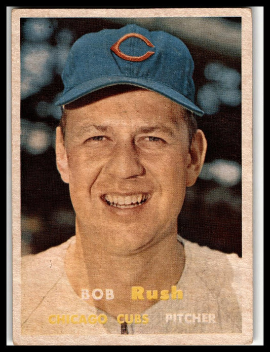 1957 Topps #137 Bob Rush Very Good