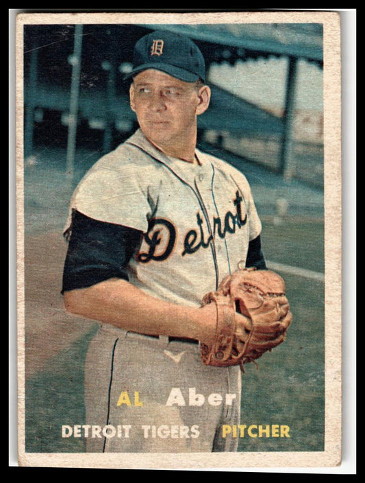 1957 Topps #141 Al Aber Very Good