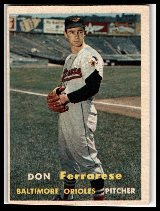 1957 Topps #146 Don Ferrarese Very Good