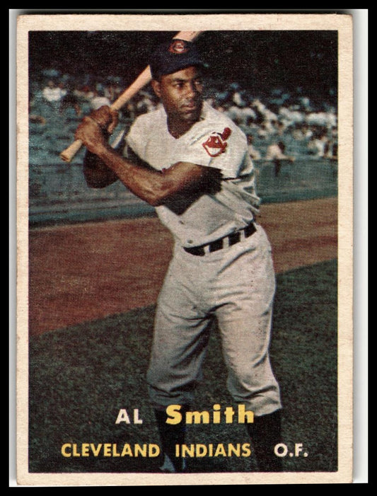 1957 Topps #145 Al Smith Very Good