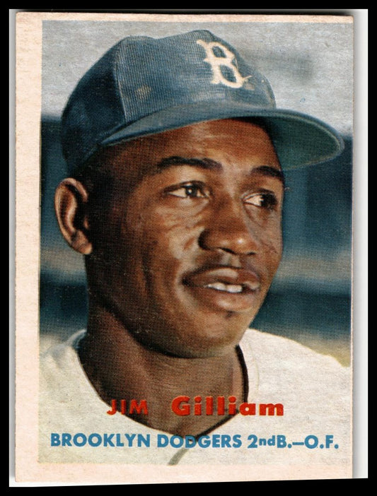 1957 Topps #115 Jim Gilliam Very Good