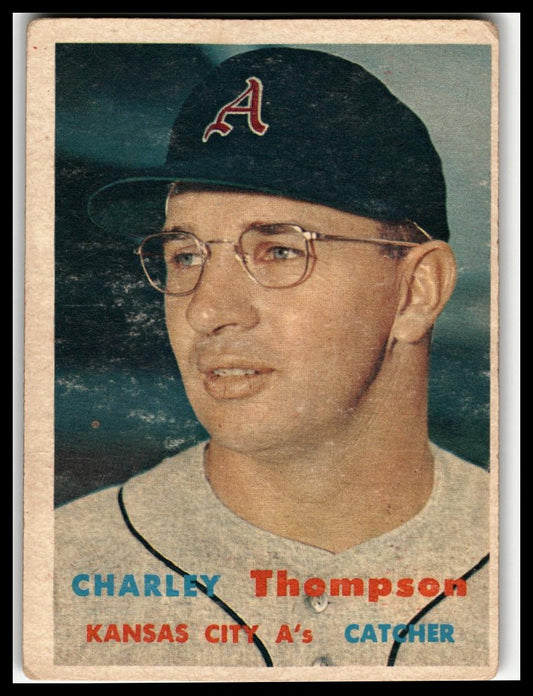 1957 Topps #142 Charley Thompson Very Good