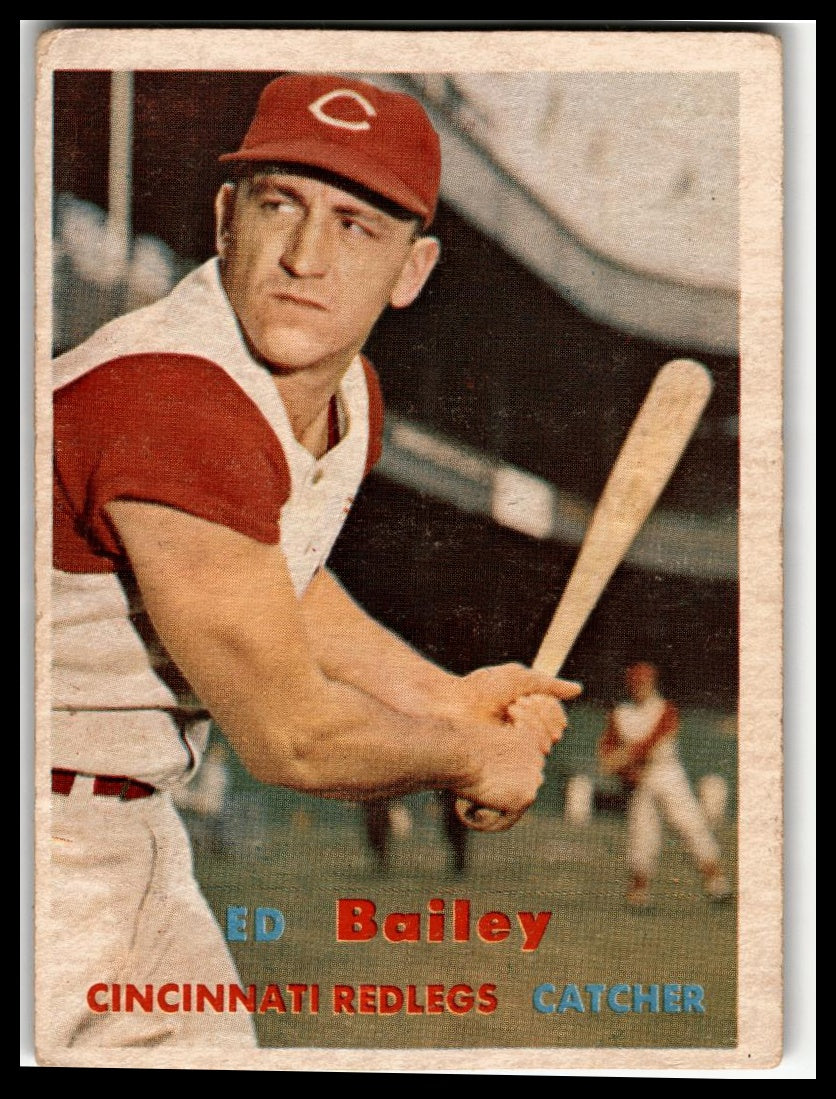 1957 Topps #128 Ed Bailey Very Good
