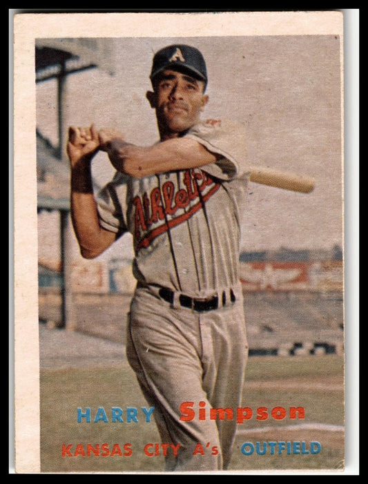 1957 Topps #225 Harry Simpson Very Good