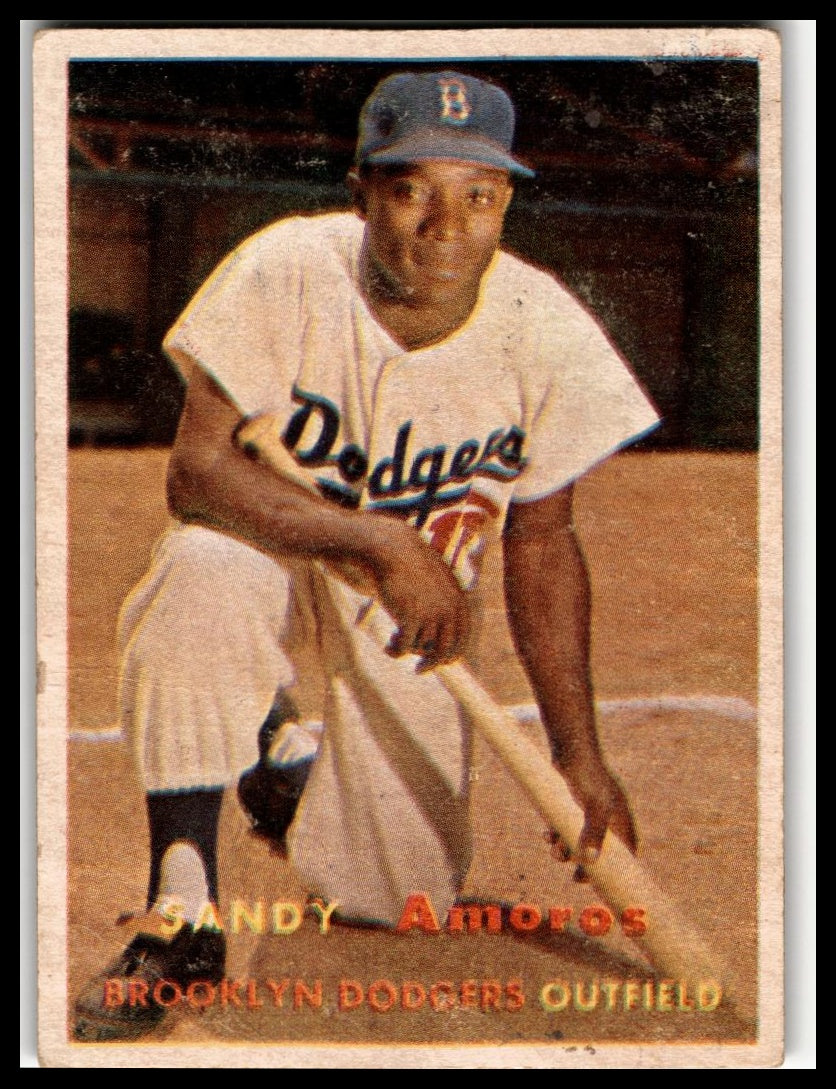 1957 Topps #201 Sandy Amoros Very Good