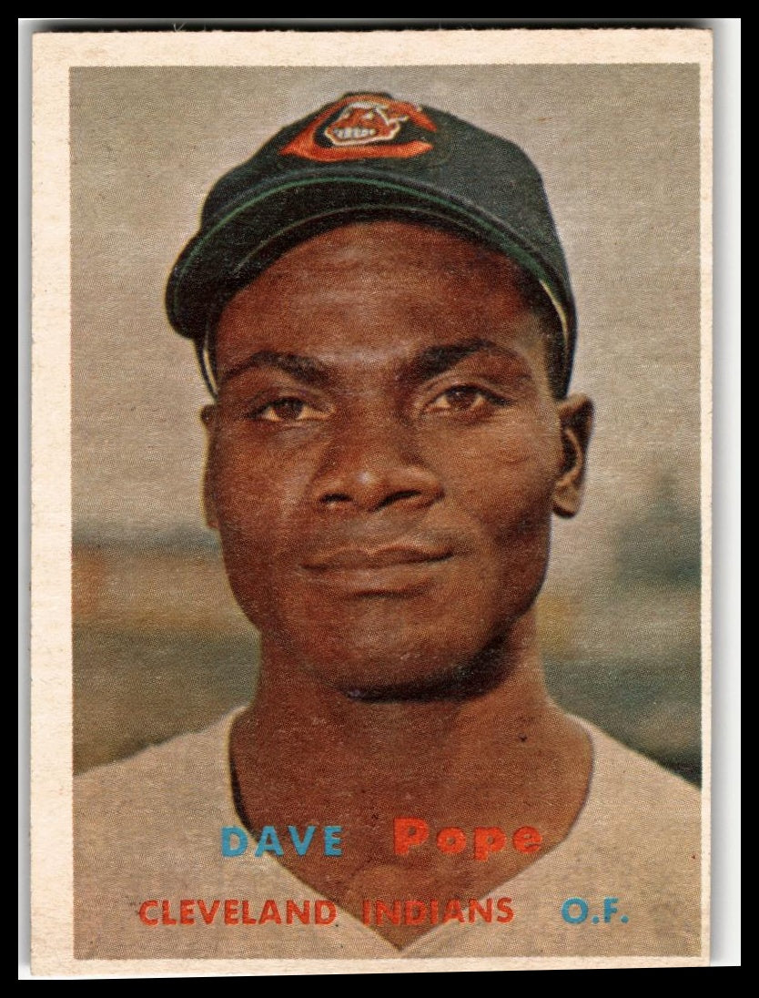 1957 Topps #249 Dave Pope Very Good