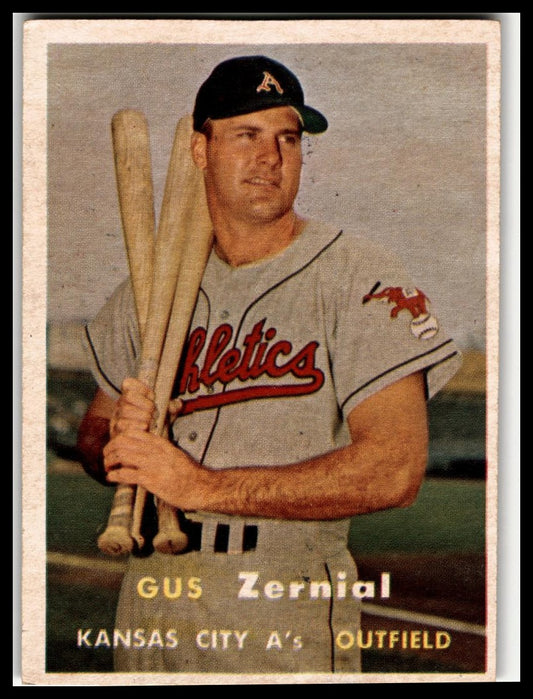 1957 Topps #253 Gus Zernial Very Good
