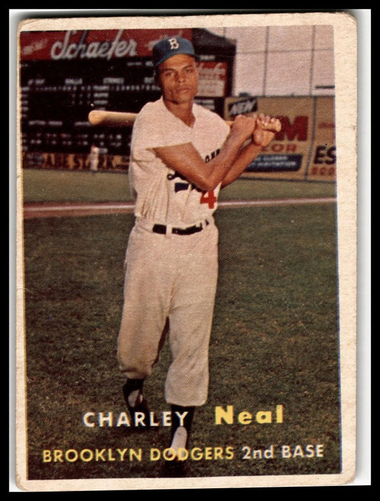 1957 Topps #242 Charley Neal Very Good