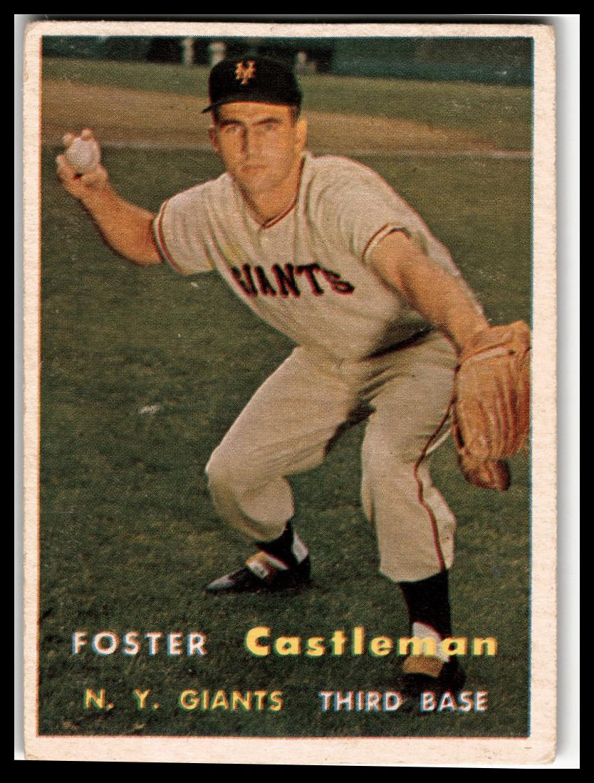 1957 Topps #237 Foster Castleman Very Good