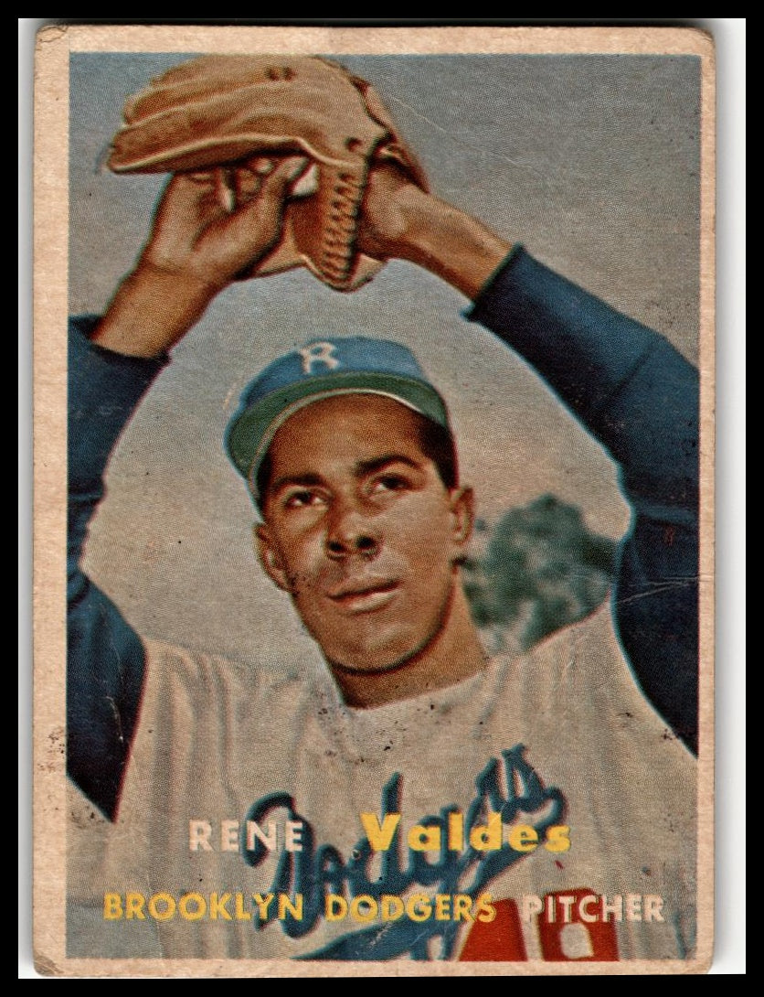 1957 Topps #337 Rene Valdes Very Good