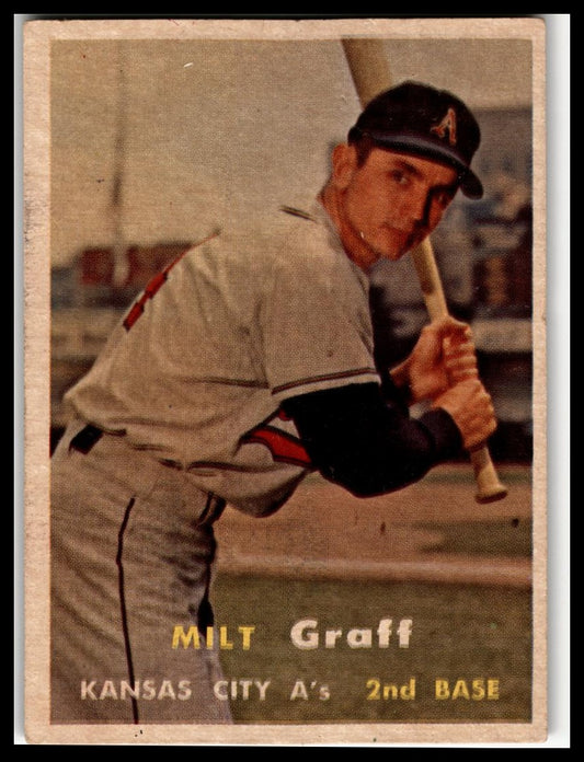 1957 Topps #369 Milt Graff Very Good
