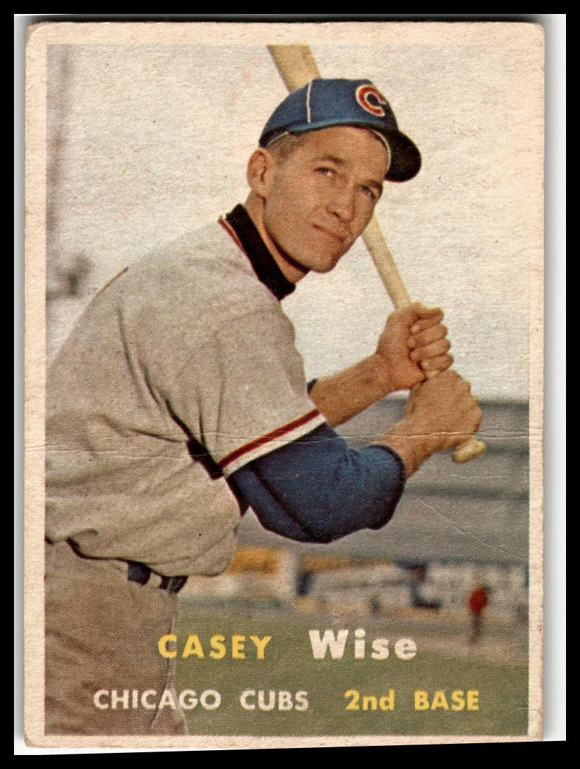 1957 Topps #396 Casey Wise Very Good