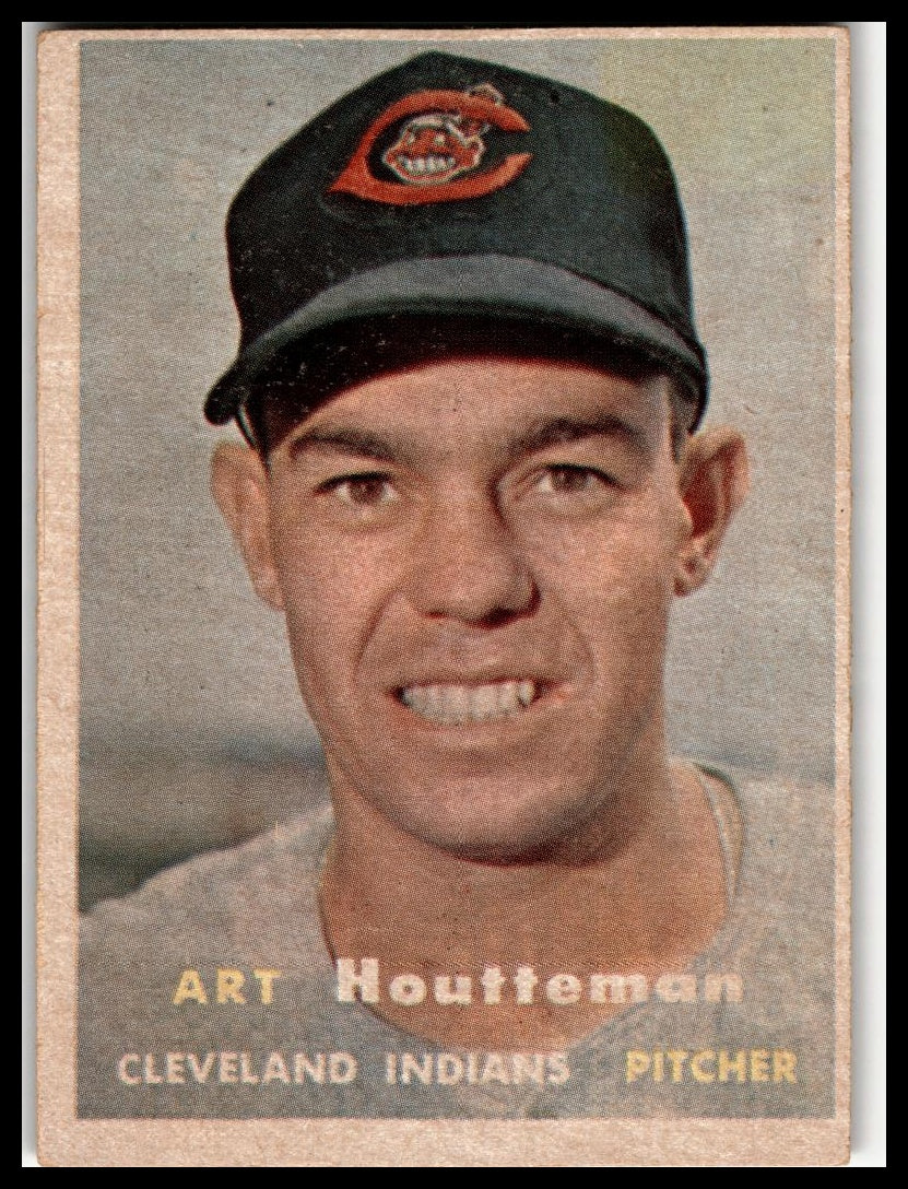 1957 Topps #385 Art Houtteman Very Good