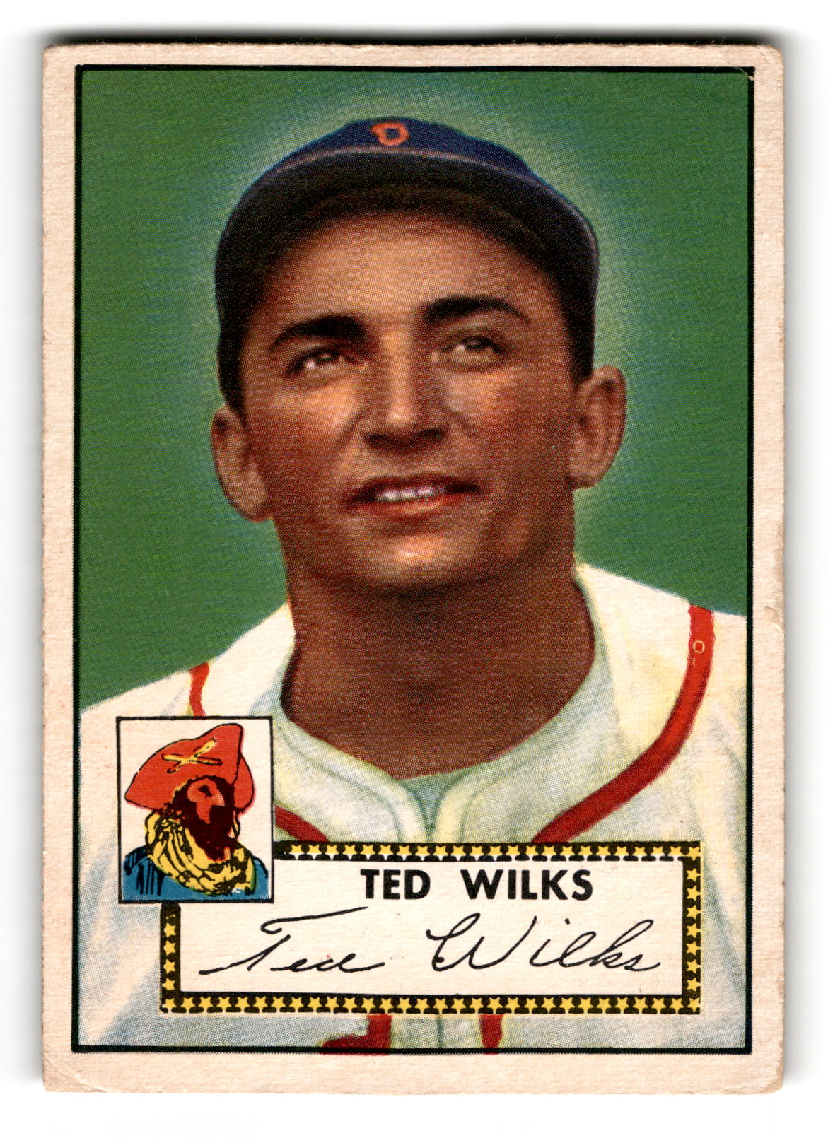 1952 Topps #109 Ted Wilks - Pittsburgh Pirates vg ex