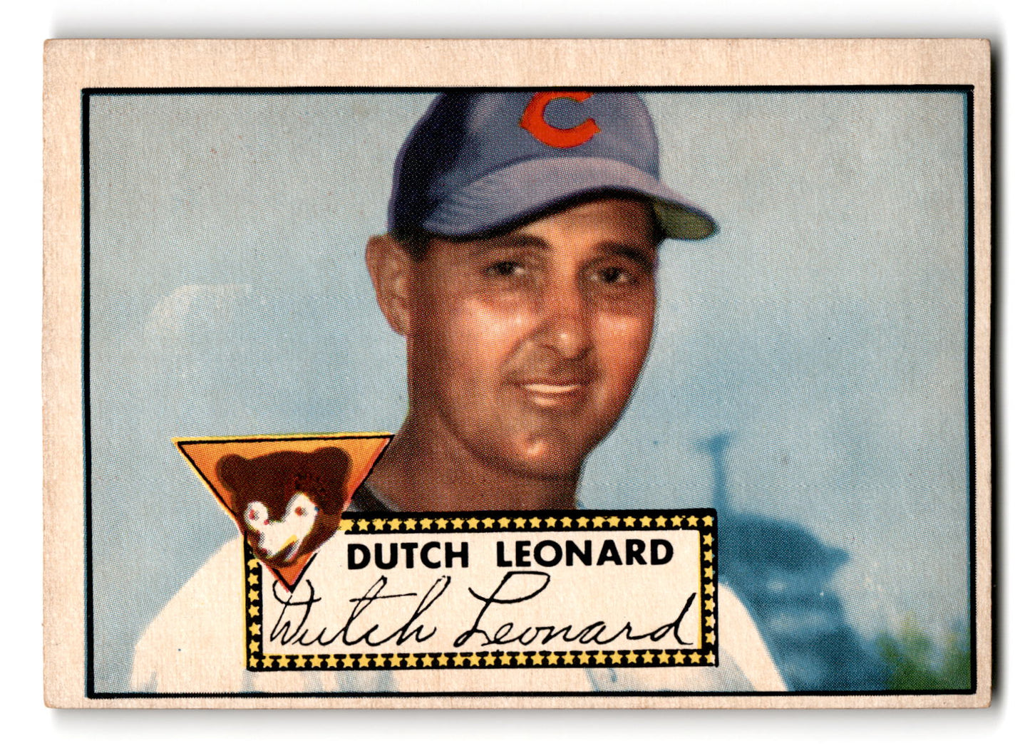 1952 Topps #110 Dutch Leonard - Chicago Cubs vg