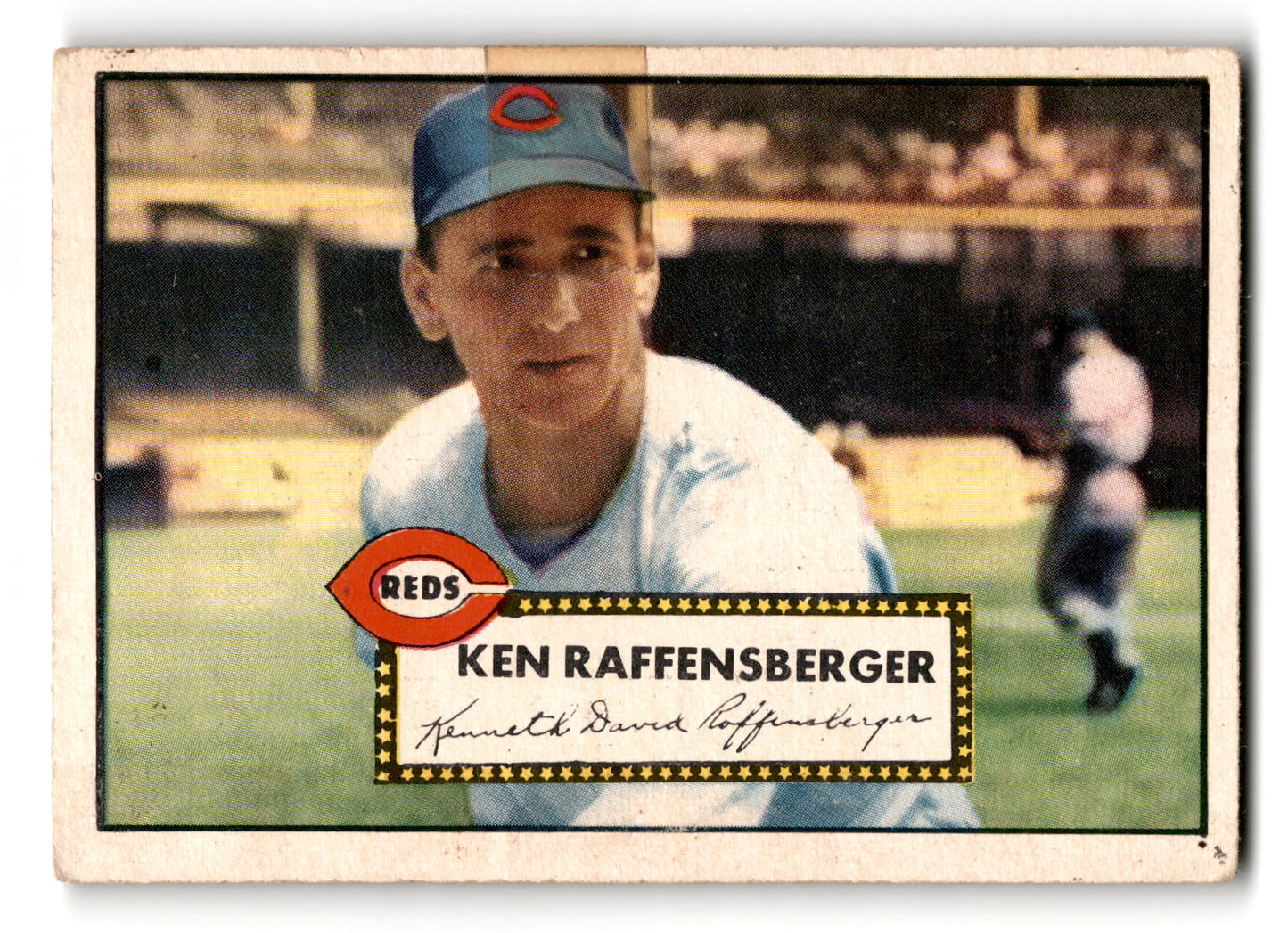 1952 Topps #118 Ken Raffensberger - Cincinnati Reds vg - tape