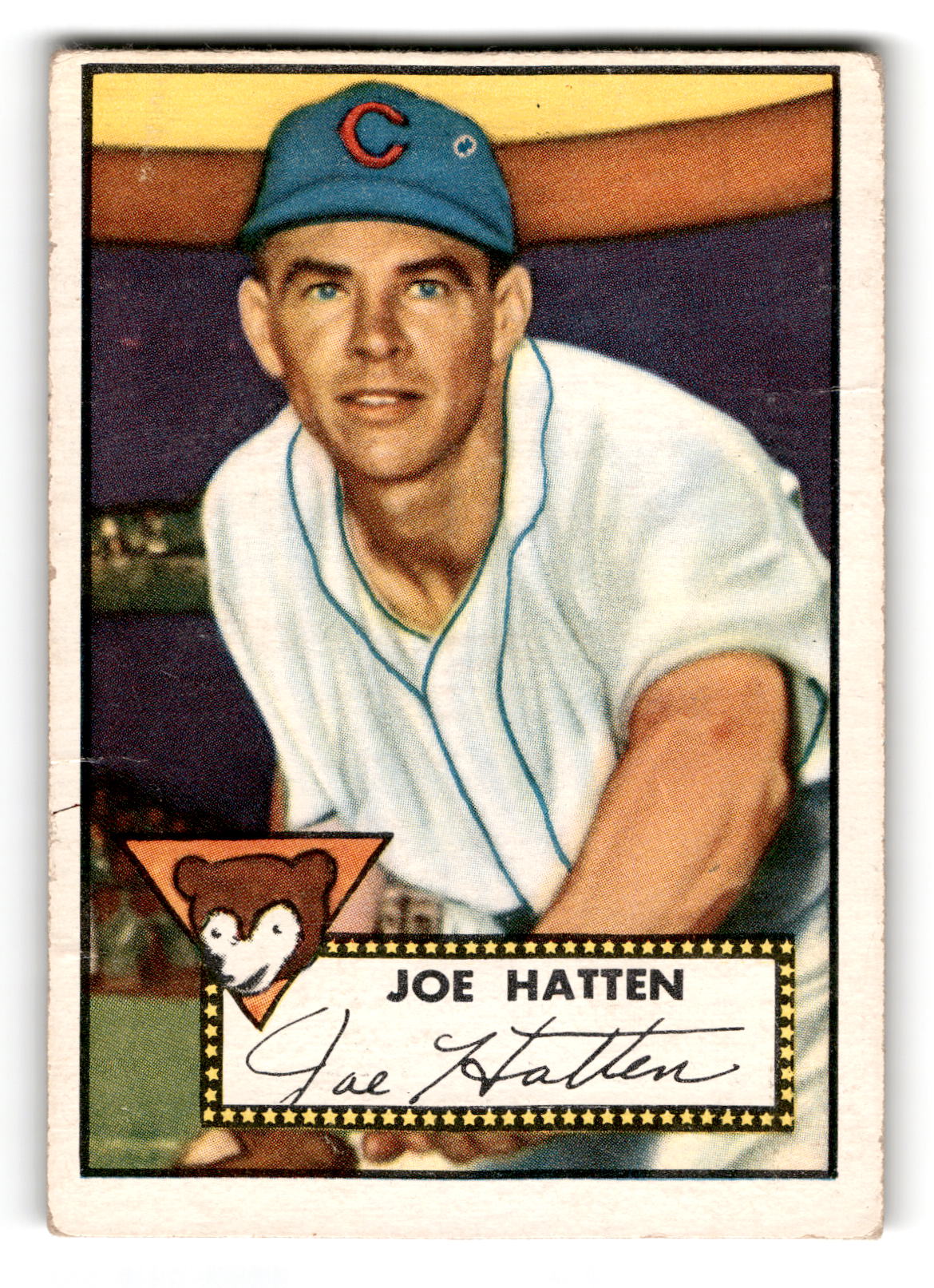 1952 Topps #194 Joe Hatten - Chicago Cubs g mk