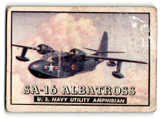 1952 Topps Wings #79 SA-16 Albatross U.S. Navy Utility Amphibian