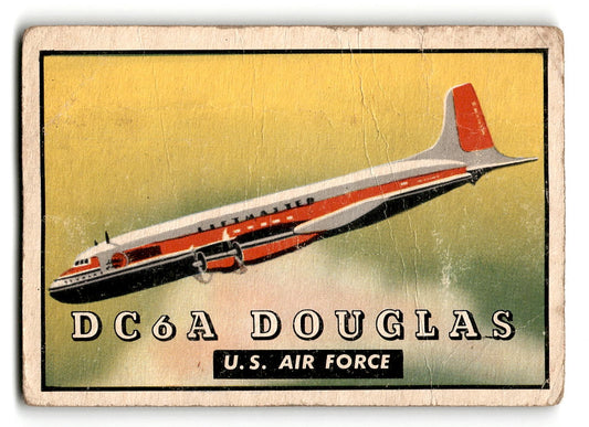 1952 Topps Wings #144 DC-6A Douglas U.S. Air Force
