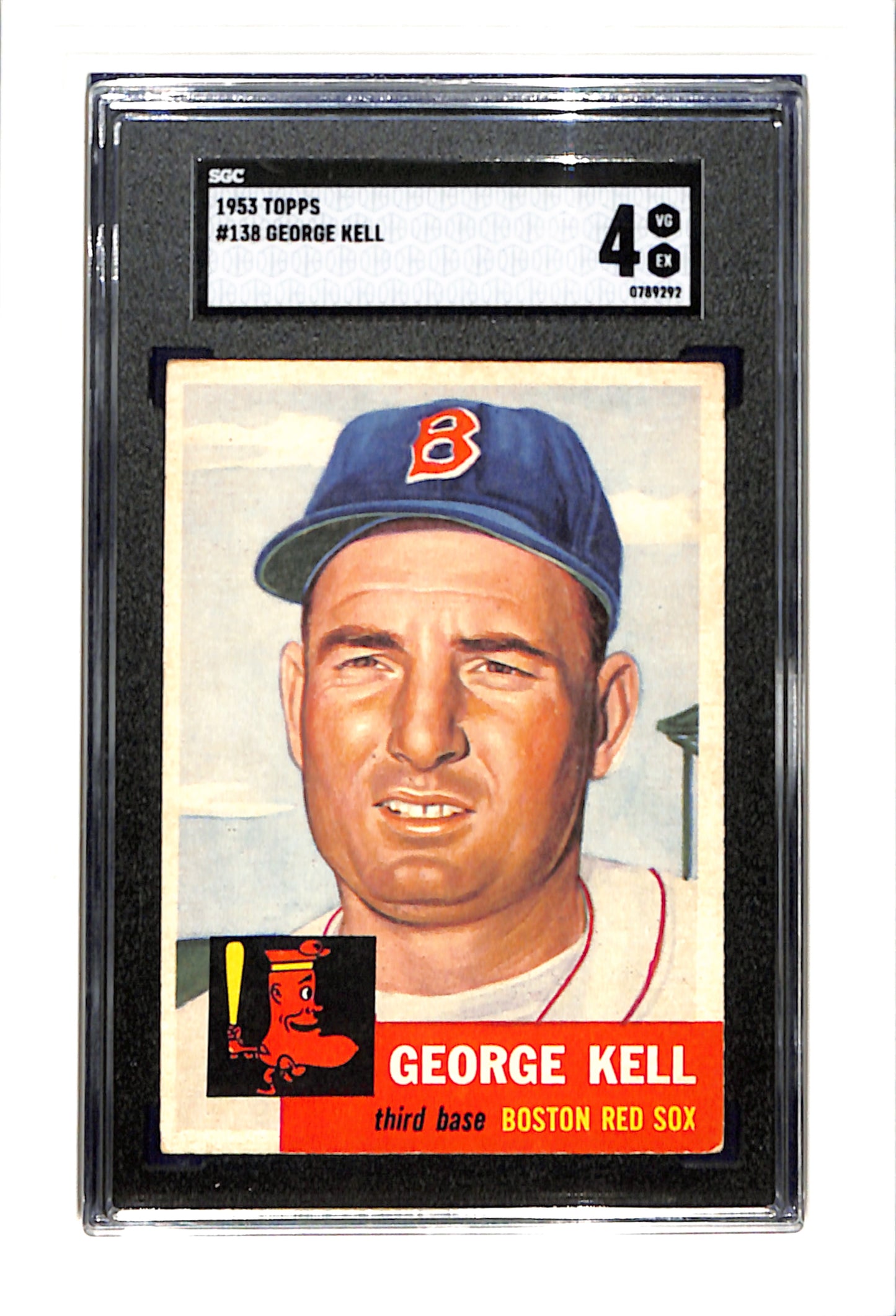 1953 Topps #138 George Kell - Boston Red Sox SGC 4 SN 0789292