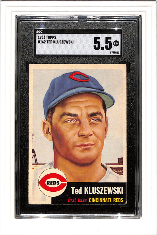 1953 Topps #162 Ted Kluszewski SGC 5.5 SN 6779080