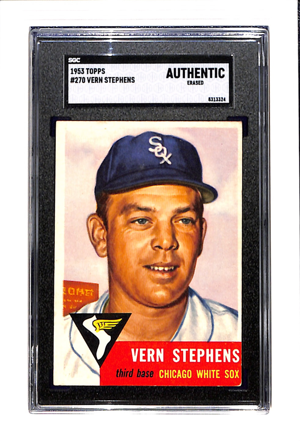 1953 Topps #270 Vern Stephens - Chicago White Sox SGC A