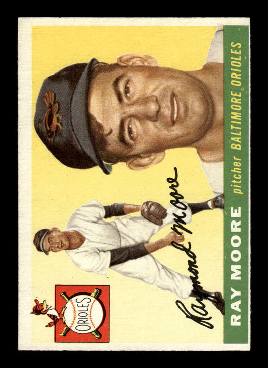 1955 Topps #208 Ray Moore Baltimore Orioles EX - HI# 55B10007494