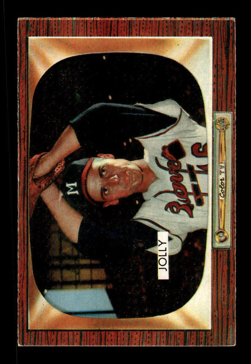 1955 Bowman #71 Dave Jolly Milwaukee Braves G/VG 55B10007107