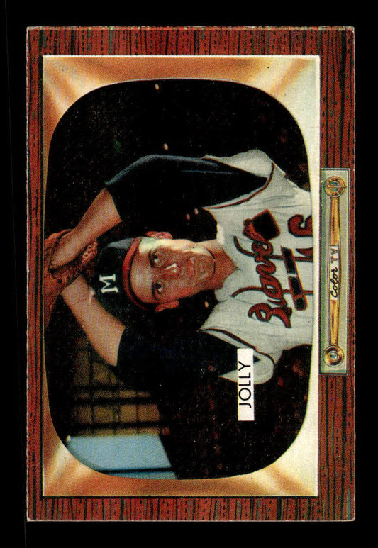 1955 Bowman #71 Dave Jolly Milwaukee Braves G/VG 55B10007107