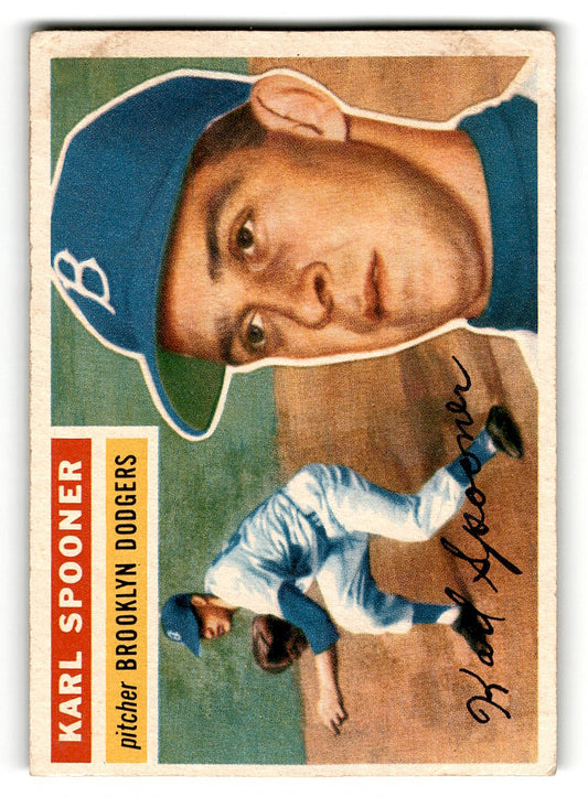 1956 Topps #83 Karl Spooner VGEX GB
