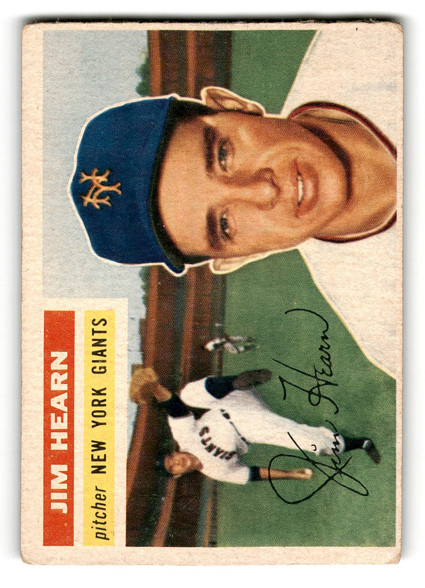 1956 Topps #202 Jim Hearn VGEX