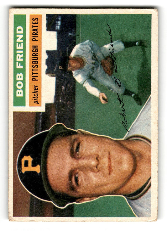 1956 Topps #221 Bob Friend VG