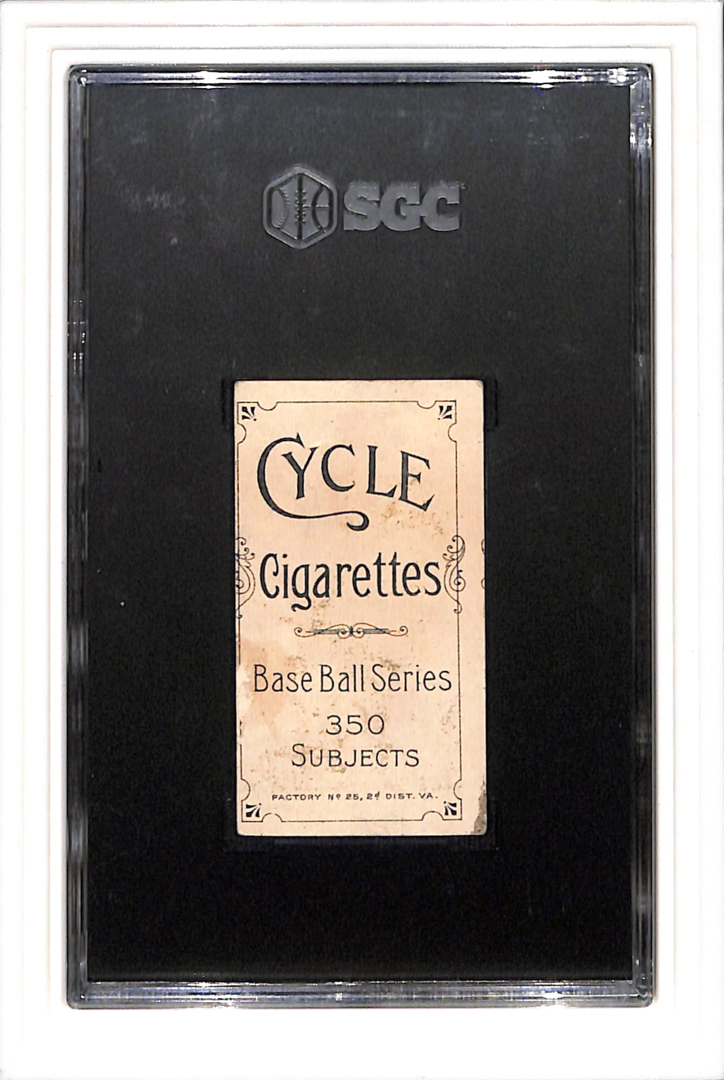 1909 T206 Dick Egan Cycle 350 SGC 2.5 SN 7859259